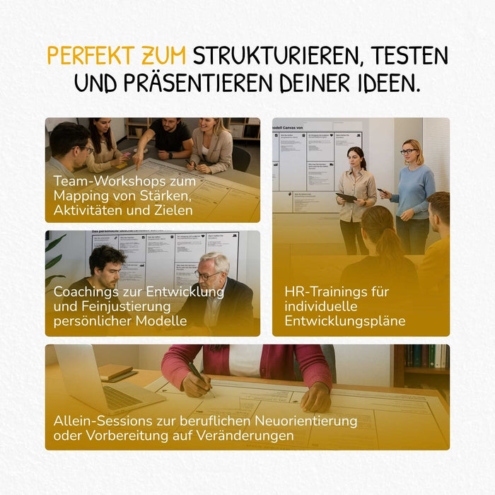 Business Model You Canvas – Visuelles Tool für persönliche Strategie