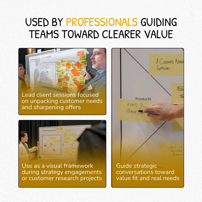 Value Proposition Canvas – Without Trigger Questions for Flexible Use