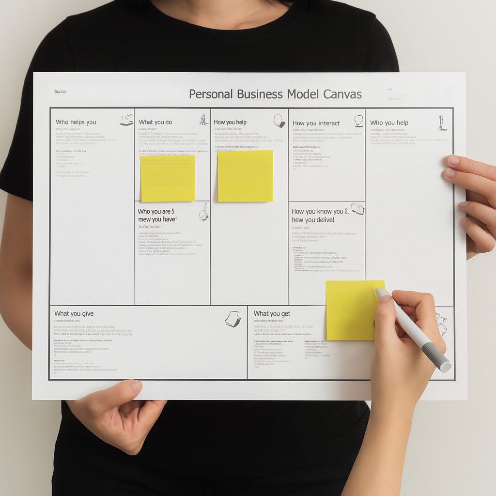 Plane deine Karriere auf einem einzigen starken Canvas.