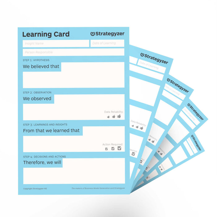 Strategyzer Business Model Learning Card – Capture and Act on Insights