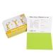 Stattys Notes S, pack of 5 in green, electrostatic self-adhesive moderation cards, self-adhesive notepaper, sticky magnetic notes, moderation card, stattys, sticky notes, statty, static notes, notepad, pad for drawing