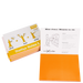 Stattys Notes S, pack of 5 in orange, electrostatic self-adhesive moderation cards, self-adhesive notepaper, sticky magnetic notes, moderation card, stattys, sticky notes, statty, static notes, notepad, pad for drawing