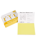 Stattys Notes S, pack of 5 in yellow, electrostatic self-adhesive moderation cards, self-adhesive notepaper, sticky magnetic notes, moderation card, stattys, sticky notes, statty, static notes, notepad, pad for drawing
