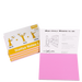 Stattys Notes S, pack of 5 in pink, electrostatic self-adhesive moderation cards, self-adhesive notepaper, sticky magnetic notes, moderation card, stattys, sticky notes, statty, static notes, notepad, pad for drawing