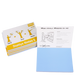 Stattys Notes S, pack of 5 in blue, electrostatic self-adhesive moderation cards, self-adhesive notepaper, sticky magnetic notes, moderation card, stattys, sticky notes, statty, static notes, notepad, pad for drawing