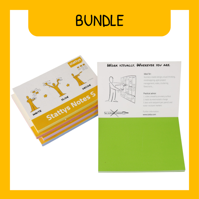 Stattys Notes S Bundle - 5 Sets of Electrostatic Notes