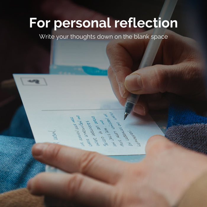 Postcards Pack "Creative Freedom" - 50 Blank Cards for Open Expression