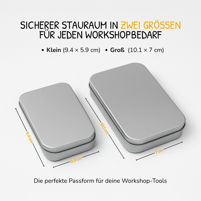 Metal Box – Secure Storage for Facilitation Cards and Tools
