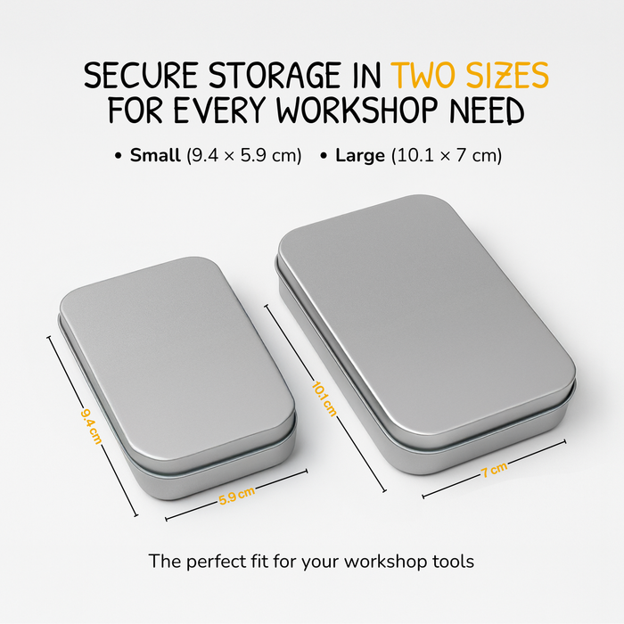 Metal Box – Secure Storage for Facilitation Cards and Tools